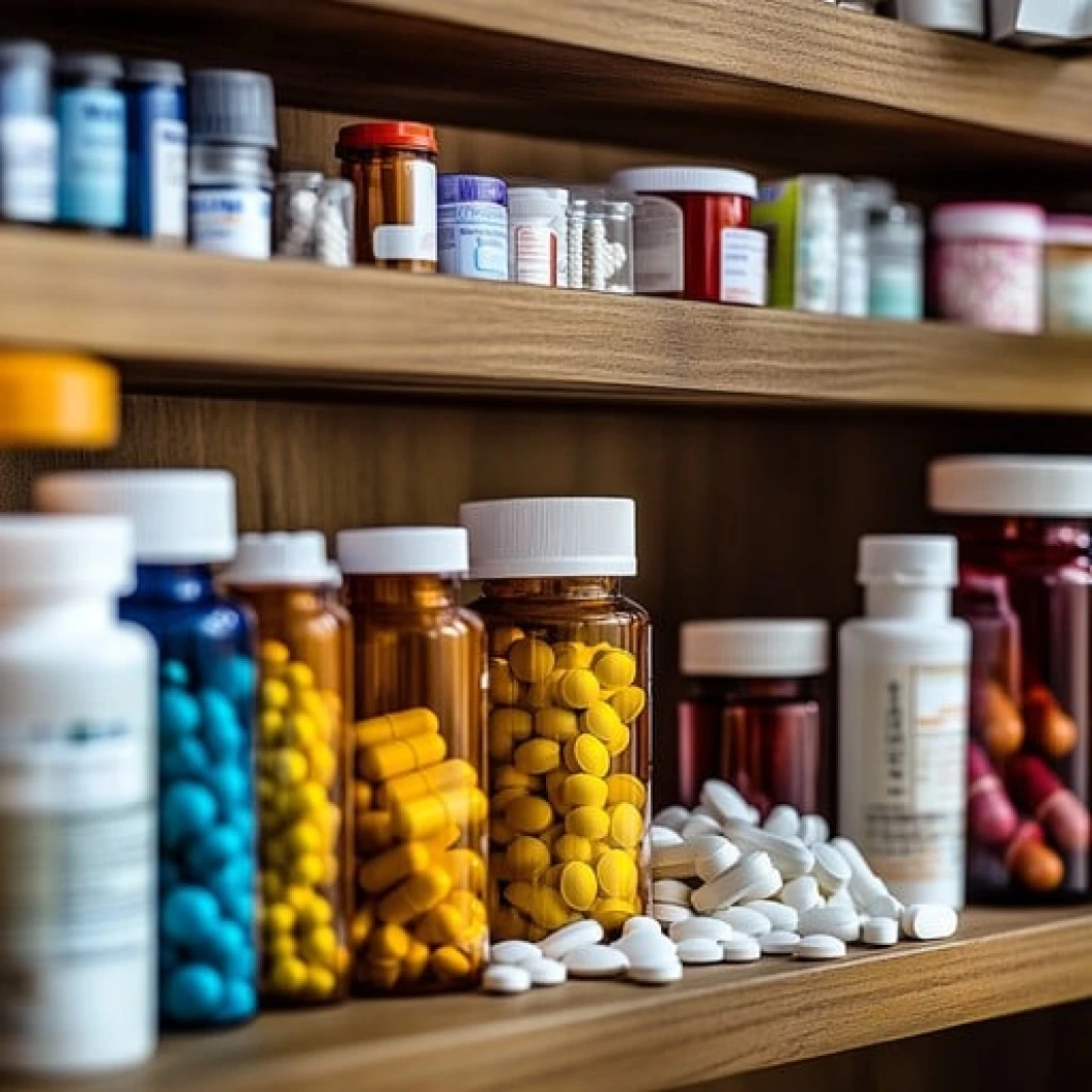 Medical storage with medicines